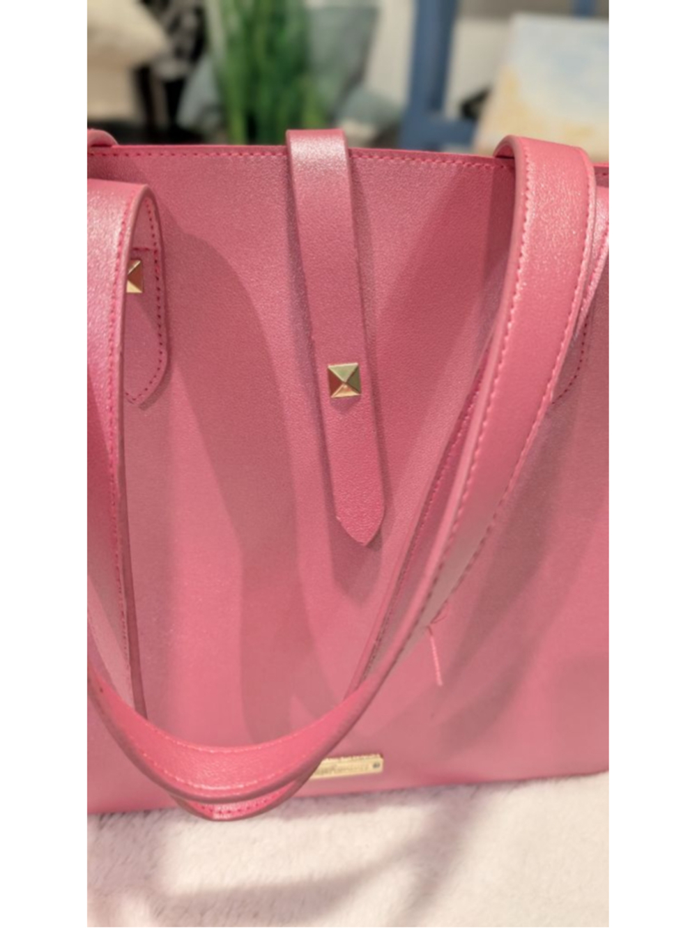 Juicy Couture Pink Tote Bag Black Trifold Wallet One Size - Picture 4 of 16